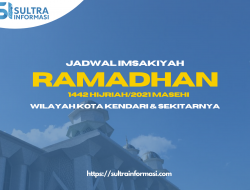 Jadwal Imsakiyah Kendari dan Sekitarnya 15 Ramadhan, 27 April 2021