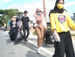 Foto: Peringati WCD, Sekitar 1.450 Relawan Bersihkan Sampah di Kendari