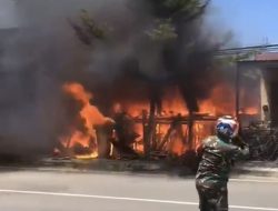 Breaking News! Satu Rumah Warga di Lasusua Hangus Terbakar