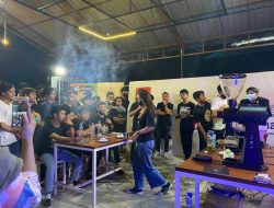 Foto: Peringati Hari Kopi Sedunia, Komunitas Kopi 0/+ Kendari Gratiskan 1000 Cup Kopi