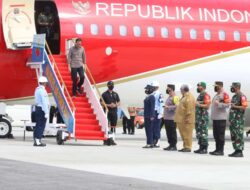 Foto: Presiden Jokowi Sudah Tiba di Bandara Halu Oleo, Sultra