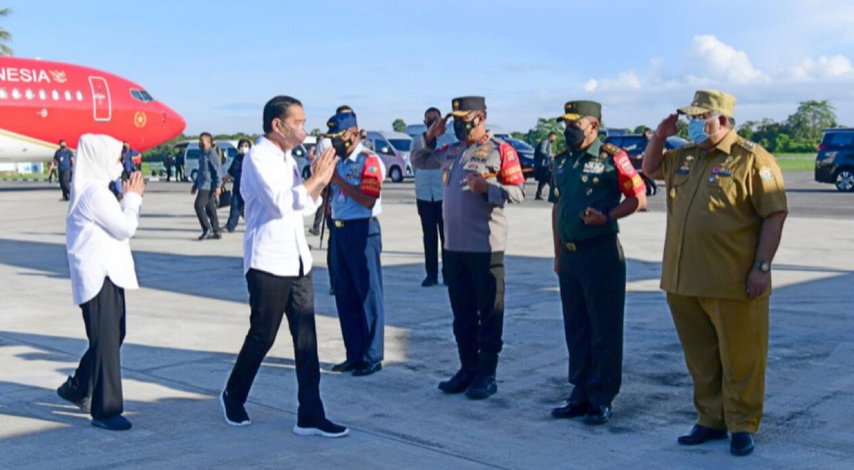 Jokowi Bertolak ke Wakatobi untuk Hadiri GTRA Summit 2022. Foto: Istimewa.