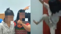 Personel Buser 77 Kepolisian Resor Kota (Polresta) Kendari berhasil membekuk dua wanita yang melakukan penganiayaan secara brutal. Foto: Istimewa.