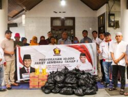 Bukti Nyata, DPC Gerindra Kendari Bersama Tidar Sultra Berbagi Sembako