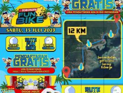 Gratis! Buruan Ikut Toronipa Fun Bike, Dispar Sultra Sediakan Doorprize