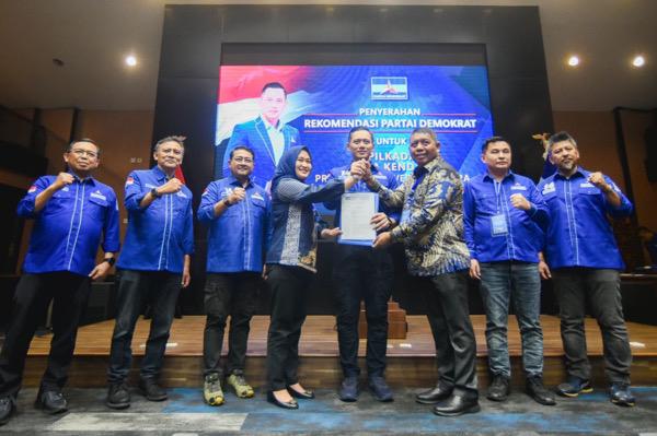 Giona-Subhan Pastikan Maju Pilwali Kota Kendari usai Diusung PKS dan Partai Demokrat. Foto: Aldho/sultrainformasi.id.