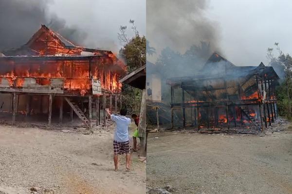 Si Jago Merah Mengamuk di Kolut, Seorang Lansia Ikut Hangus Terbakar dalam Rumahnya. Foto: Istimewa.