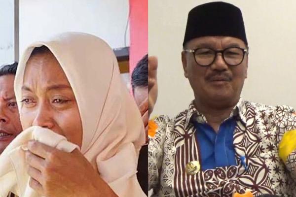 Usai Batalkan Perdamaian, Supriyani Disomasi karena Dianggap Mencemari Nama Baik Bupati Konsel. Foto: Istimewa.