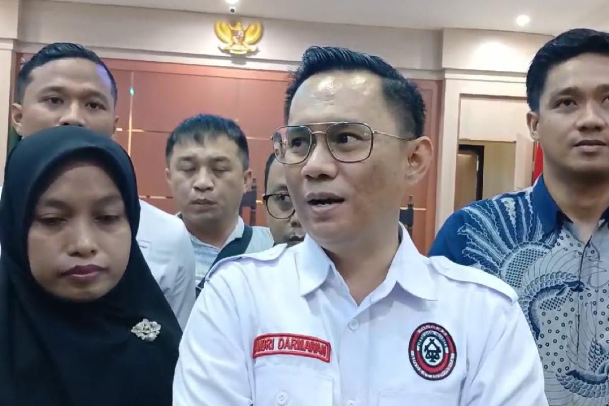 Kuasa Hukum Supriyani, Andri Darmawan. Foto: Aksar/Sultra Informasi.