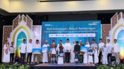 Bank Mandiri Group kembali berbagi kebaikan di bulan suci Ramadan dengan masyarakat Kendari. Foto: Aldho/sultrainformasi.id.