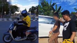 Polisi Menyamar OJol, Ringkus Pria Kendari Berperan Ganda di Peredaran Narkoba. Foto: Tangkapan layar