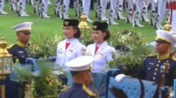Bangga! Wakil Sultra Lutfiyah Diberi Amanah Sakral Bawa Bendera Merah Putih dari Istana Merdeka ke Monas. Foto: istimewa.