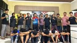 Polresta Kendari Tangkap 11 Pelaku Penganiayaan Sadis Siswa SMA 12 di THR. Foto: istimewa.