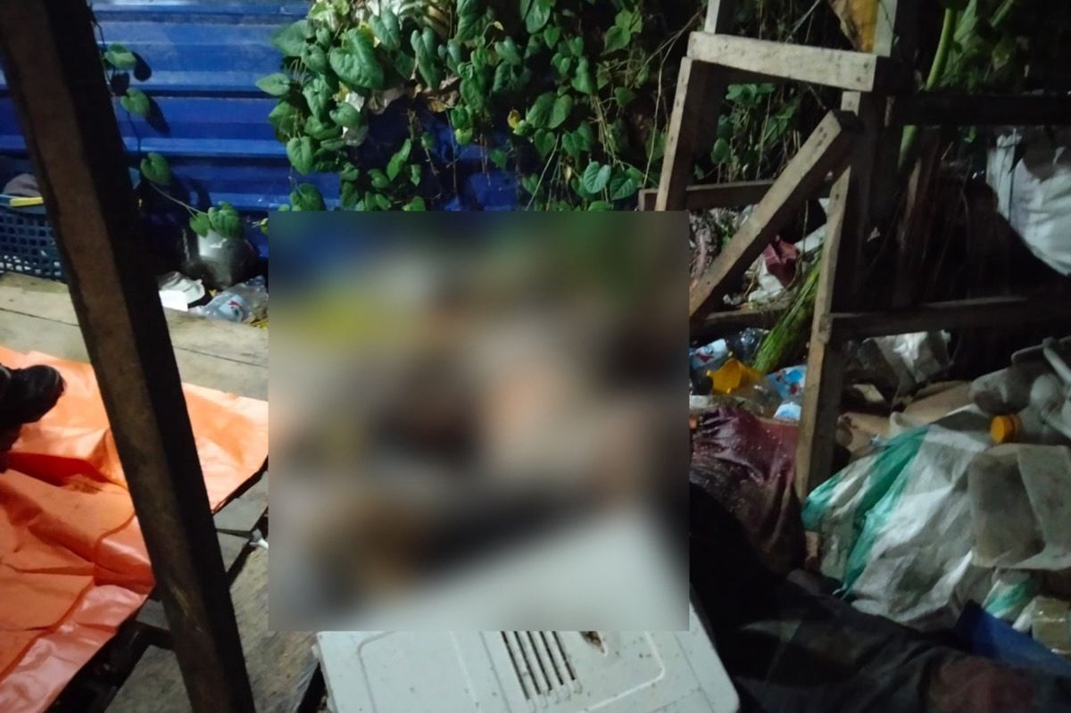 Tinggal Sendiri, Jasad Pria Asal Jabar Ditemukan Membusuk di Gudang Barang Bekas Kolaka. Foto: istimewa.