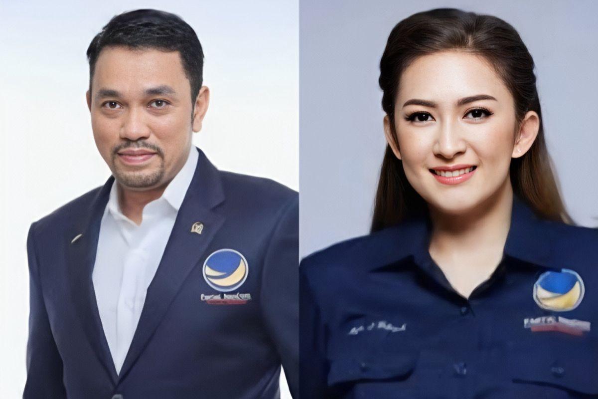 Imbas Pernyataan Kontroversial, NasDem Nonaktifkan Ahmad Sahroni dan Nafa Urbach. Foto: internet.