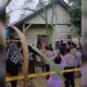 Dinding Rumah Pelaku Pembunuhan Nisa Bocah 4 Tahun di Konsel Dibongkar. Foto: Istimewa.
