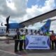 Fly Jaya Resmi Terbang Perdana Bone–Kendari, Disambut Water Salute di Bandara Haluoleo. Foto: Istimewa.