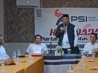 Tokoh Besar Hadiri Kopdar PSI Kendari, Rajiun: Partai Ini Akan Jadi Kekuatan Baru di Sultra. Foto: Istimewa.