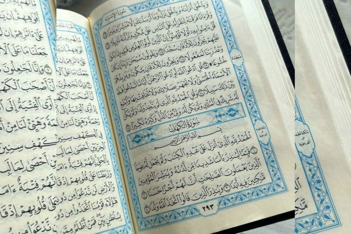 Keutamaan Membaca Surah Al-Kahfi di Hari Jumat: Cahaya Antara Dua Jumat. Foto: Istimewa.