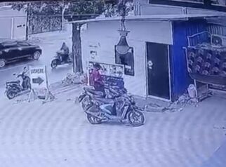 Lagi Cukur, Motor Warga Kendari Raib Digondol Pencuri di Puuwatu. Foto: Istimewa.