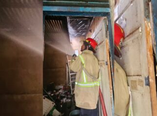 Rumah Kos di Kambu Kendari Terbakar, Enam Penghuni Terdampak. Foto: Istimewa.