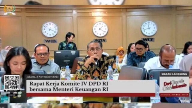 Anggota DPD RI Peringatkan Keberanian Menkeu RI Purbaya di Tengah “Serigala” Politik. Foto: istimewa.