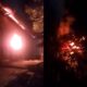 Api Lahap Satu Unit Rumah Warga di PuuwatuKendari, 4 Unit Damkar Dikerahkan. Foto: Istimewa.