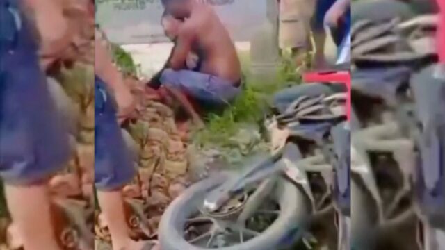 Pemuda di Konsel Tewas Seketika Usai Hantam Beton Pembatas Desa. Foto: Istimewa.
