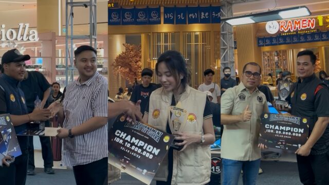 Adu Presisi dan Mental Baja: Nuryadi, Dani dan Lifa Tampil Perkasa di Turnamen Biliar Se-Sultra. Foto: Aldho/sultrainformasi.id.